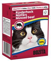 BOZITA Cat Gehakt Rundvlees in gelei 370g