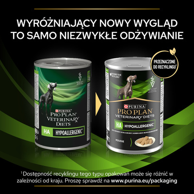 PURINA Veterinary PVD HA Hypoallergenic Mousse 6x400g