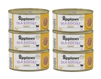 APPLAWS Kitten Chicken In Jelly Tin 6x70g