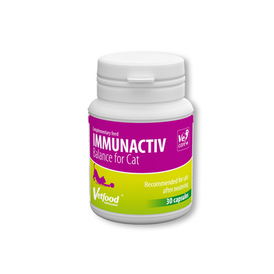 VETFOOD Immunactiv Balance for Cats 30tab 