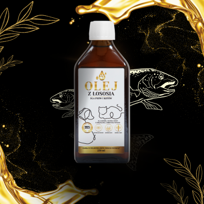 Lab-V 100% Zalmolie voor honden en katten van alle leeftijden 500ml Koudgeperst