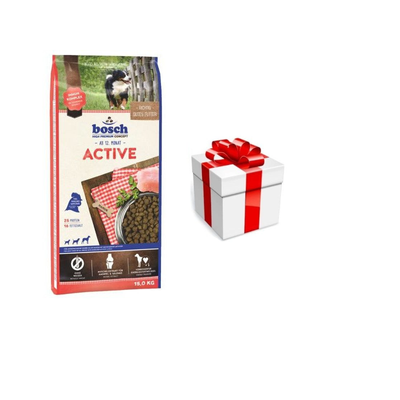 BOSCH Active Gevogelte 15 kg + GRATIS een verrassing voor je hond!