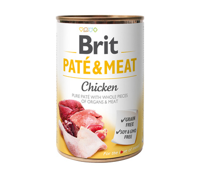 Brit Pate & Vlees met Kip 12x400g