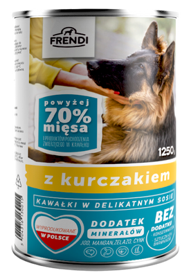 Frendi Stukjes in Delicate Kip Saus 1250g