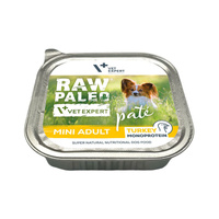 Vetexpert Rauw Paleo Pate Mini Adult Kalkoen 150g