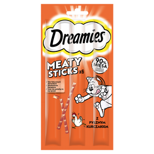DREAMIES 30g - aanvullende voeding voor volwassen katten, met heerlijke kip