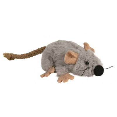 TRIXIE Pluche muis met kattenkruid 7cm