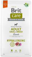 BRIT CARE Hond Hypoallergeen Volwassen Lam van Kleine Rassen 2x7kg