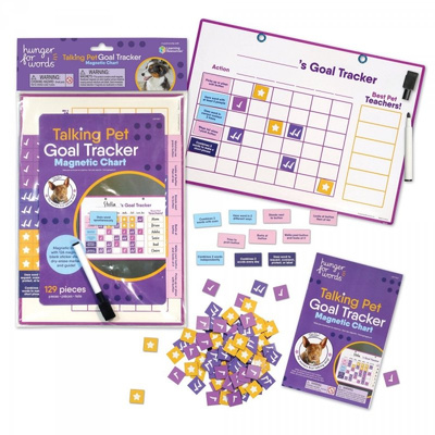 Honger naar Woorden TALKING PET Goal Tracker bord om voortgang bij te houden