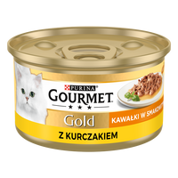 Purina Gourmet Gold Sauce Delight met Kip 85g