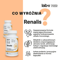 LAB-V Renalis- Ondersteuning bij chronisch nierfalen voor honden en katten 45 capsulesj