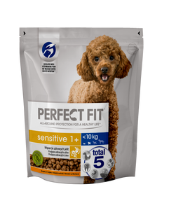 PERFECT FIT Sensitive 1+ Rijk aan kalkoen 825 g - droogvoer voor volwassen honden van kleine rassen