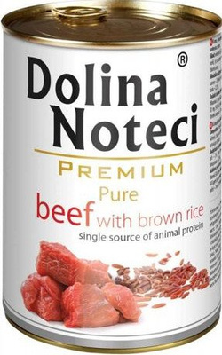Dolina Noteci Premium Puur Rundvlees met Bruine Rijst 6x800g