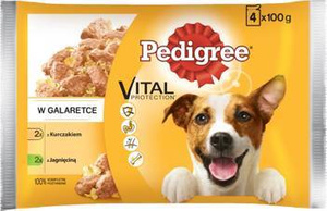 Pedigree Vital Protection Adult Hondenvoer Lam & Kip Gelei 4x100g