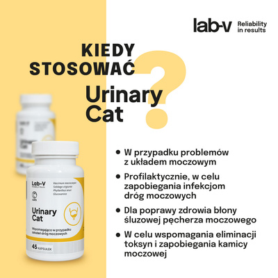 Lab-v Urinary Cat - Urinewegondersteuning voor katten 90 capsules