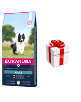 Eukanuba Adult Small&Medium Breed Rich In Lamb & Rice 12kg + GRATIS een verrassing voor je hond!
