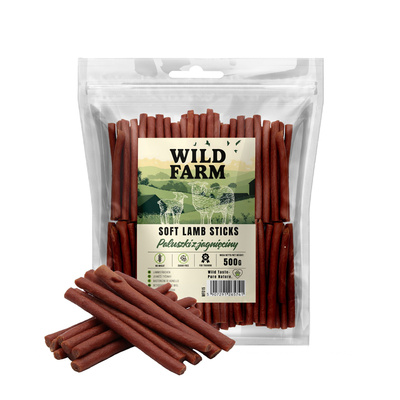 WILD FARM lam sticks 500g hondensnacks