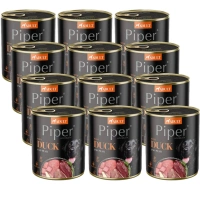 DOLINA NOTECI Piper voor honden met eend en peer 12x800g