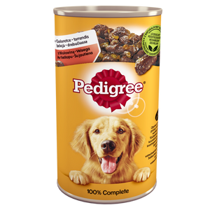 Pedigree Natvoer voor Volwassen Honden met Rundvlees Jell-O 1200g