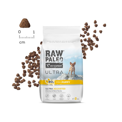 Vetexpert Raw Paleo Ultra Kalkoen Puppy Mini 2kg