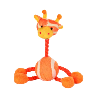 Trixie Tennisbal en Touw Huisdier 16cm