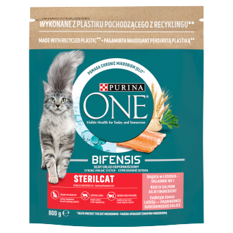 Purina One Cat Sterilcat Zalmvoer voor katten 800g