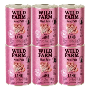 WILD FARM Pate Lam 6x400g - glutenvrij kattenvoer