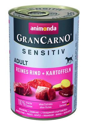 Animonda GranCarno Sensitiv Adult Hond Rundvlees & Aardappelen 400g