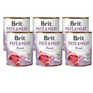 Brit Pate & Meat Lamb 6x800g