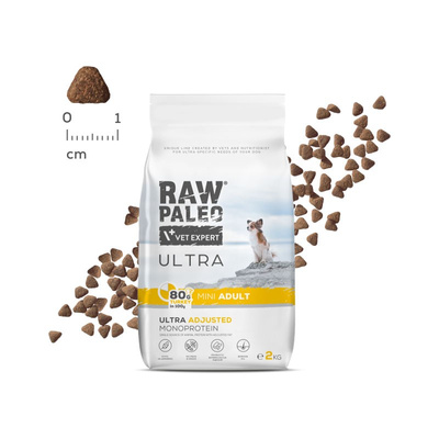 Vetexpert Raw Paleo Ultra Kalkoen Adult Mini 2kg