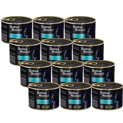 DOLINA NOTECI Premium voor katten tonijnfilet 12x185g