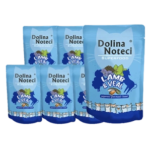 Dolina Noteci Supervoeding Lam met Kalfsvlees 10x85g