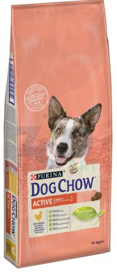 Purina Dog Chow Active Adult met Kip 14kg + VERRASSING VOOR UW HOND