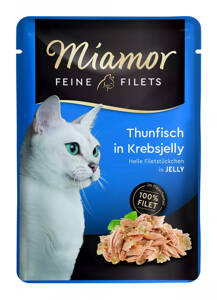 Miamor Feine Filets - natvoer tonijn in krabgelei 100g