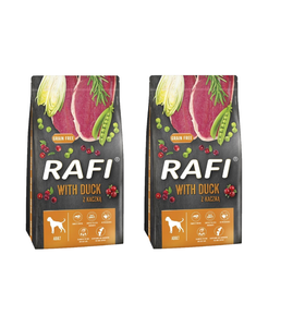Dolina Noteci Rafi Droog Hondenvoer met Eend 2x10kg