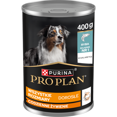 PRO PLAN Everyday Nutrition Adult hondenvoer rijk aan vis in gelei 12x400g