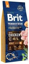 Brit Premium By Nature Adult M met Kip 15kg