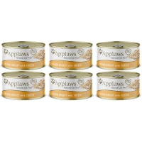 Applaws Kat Kip en Kaas 6x70g CUP