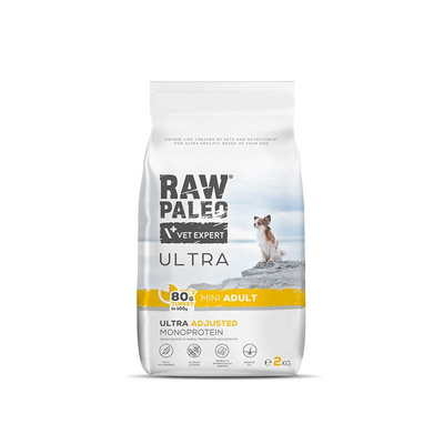 Vetexpert Raw Paleo Ultra Kalkoen Adult Mini 2kg