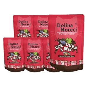 Dolina Noteci Supervoeding Hert en Rund 10x85g