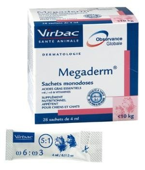 Virbac Megaderm voor honden en katten 28x4ml