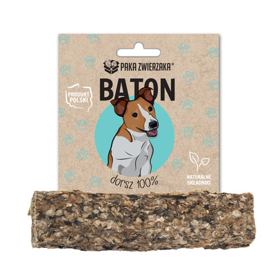 Paka Zwierzaka Kabeljauw reep 100% 28g 