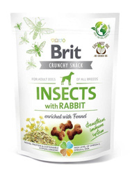 Brit Care Hond Crunchy Cracker Insecten Rijk aan Konijn 200g
