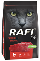Dolina Noteci Rafi Cat Droogvoer voor katten met rundvlees 7kg + GRATIS een verrassing voor je kat!