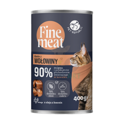 PetRepublic Fine Meat rundvleesschotel 400g voor katten
