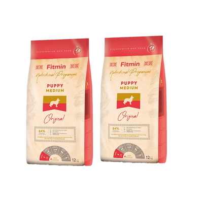 FITMIN Medium Puppy 2x12kg