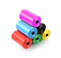 NUXIE Gekleurde hondenpoepzakjes 10x15st