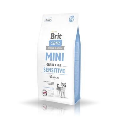 Brit Care Mini Grain Free Sensitive met hertenvlees 400g