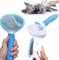 Nuxie zelfreinigende hondenkattenborstel