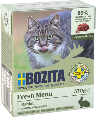 BOZITA Cat Konijn in Saus 370g